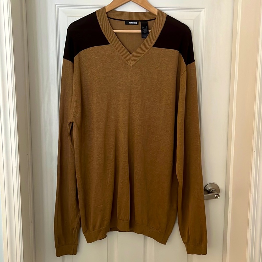 Classic Claiborne Linen Blend Sweater